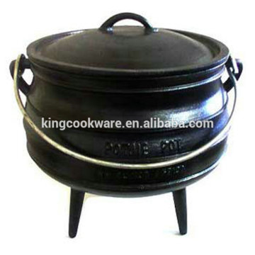 Eco-friendly Top quality cast iron potjie hot pot used for camping